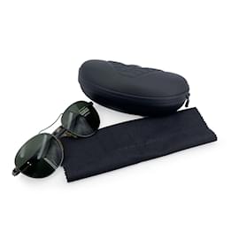 Giorgio Armani-Óculos de sol vintage em metal 644 905 135 mm-Cinza