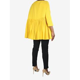 Autre Marque-Yellow peplum top - size One Size-Yellow