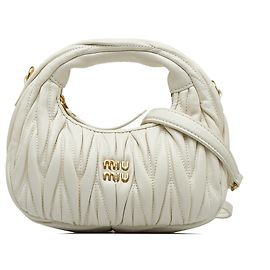 Miu Miu Mini Matalasse Wander blanco Blanco