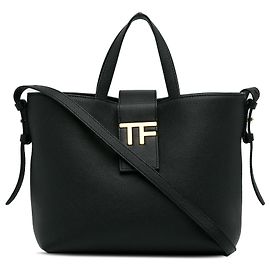 Bolsa Tom Ford Preto Mini TF Leste Oeste Preto