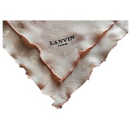 Lanvin Seidentuch Paisley Rosa Pink