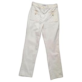 Chanel-Pants, leggings-Cream