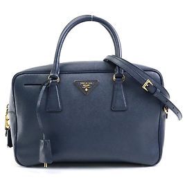 Prada Bauletto Blu navy