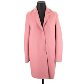 Harris Wharf London-Wool coat-Pink