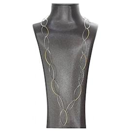 Autre Marque-Necklace by German designer CARL DAU.-Silvery,Golden