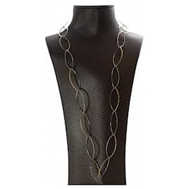 Autre Marque-Necklace by German designer CARL DAU.-Silvery,Golden