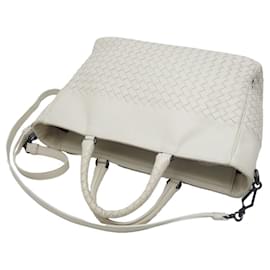 Bottega Veneta-Bottega Veneta Intrecciato-Blanco