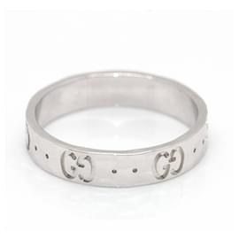 Gucci-GUCCI ring in white gold.-Silvery