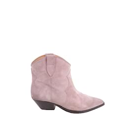 Isabel Marant-Suede boots-Purple