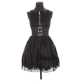 Manoush Schwarzes Kleid Schwarz