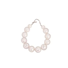 Chanel-collar de perlas-Blanco