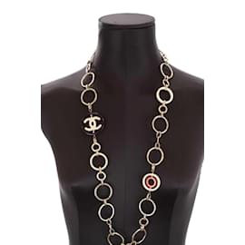 Chanel-Silver necklace-Silvery