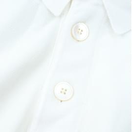 Hermès-HERMES Polos T.International M Coton-Blanc
