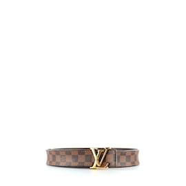 Louis Vuitton-LOUIS VUITTON  Belts T.cm 85 leather-Brown