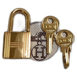 Hermès Gold padlock bag charm Gold hardware