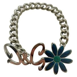Dolce & Gabbana-Wunderschönes DOLCE &GABBANA-Armband aus der Flower-Kollektion-Silber