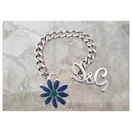 Dolce & Gabbana-Magnifique bracelet DOLCE &GABBANA de la collection Flower-Argenté