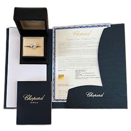 Chopard Happy Hearts Diamonds Wings ring white gold Other