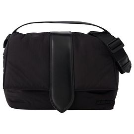 Borsa a tracolla Le Messenger Bambino - Jacquemus - Cotone - Nera Nero