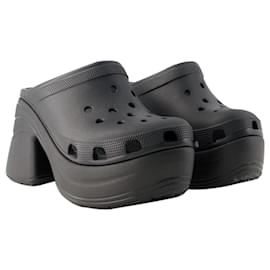 Autre Marque-Siren Sandals - Crocs - Thermoplastic - Black-Black