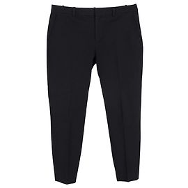 Pantaloni cropped affusolati Polo Ralph Lauren in cotone nero Nero