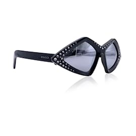 Gucci-Diamantes de imitación de acetato negro GG0496s gafas de sol 59/18 145MM-Otro