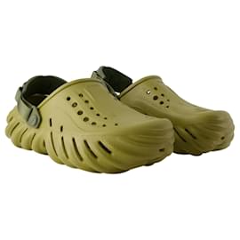 Autre Marque-Sandalias Echo - Crocs - Termoplástico - Aloe Verde-Verde