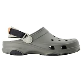 Autre Marque-Sandales Tout Terrain - Crocs - Thermoplastique - Vert Olive-Vert