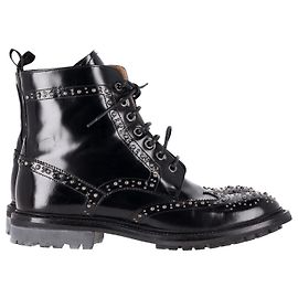Church's Botins Angelina com tachas e brilho da Church em couro preto Preto