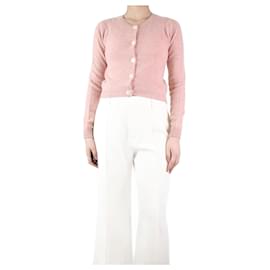 Autre Marque-Pink button-up cashmere cardigan - size UK 10-Pink