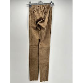 Joseph-JOSEPH  Trousers T.fr 36 cotton-Brown,Camel