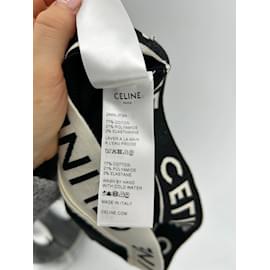 Céline-Camiseta CELINE.Algodón S Internacional-Negro