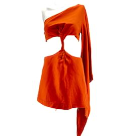 Cult Gaia-CULT GAIA  Dresses T.International S Linen-Orange
