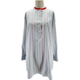 LORO PIANA Oberteile T.fr 42 Silk Blau