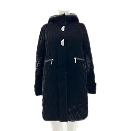 PINKO  Coats T.it 40 Viscose Black