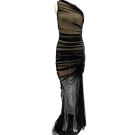 Autre Marque-NON SIGNE / UNSIGNED  Dresses T.fr 38 polyester-Black