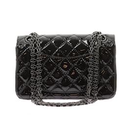Chanel-CHANEL  Handbags T.  Patent leather-Black