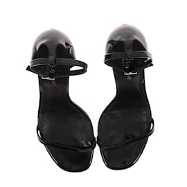 Saint Laurent-SAINT LAURENT  Sandals T.eu 38.5 Patent leather-Beige