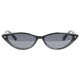 Chiara Ferragni Occhiali da sole cat-eye skinny neri Nero