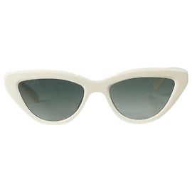 Anine Bing Lunettes de soleil œil de chat Sedona crème Écru