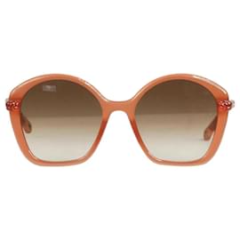 Chloé-Lunettes de soleil orange Chloe Orange avec branches tressées - taille-Orange