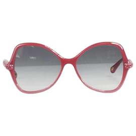 Chloé-Red butterfly shaped sunglasses-Red