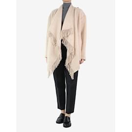 Isabel Marant Etoile-Beige fringed jacket - size UK 8-Other