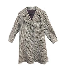 Autre Marque vintage wool coat 70's size 40 Grey
