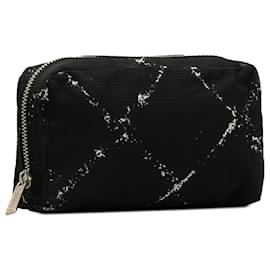 Chanel-Chanel Black Old Travel Line Pouch-Black