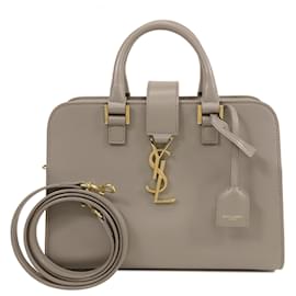 Saint Laurent-Cabas con monogramma bambino grigio Saint Laurent-Grigio