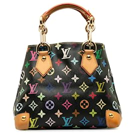 Louis Vuitton-Louis Vuitton Preto Monogram Multicolore Audra-Preto