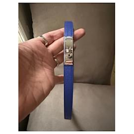Hermès-ceinture Kelly, hermès-Bleu