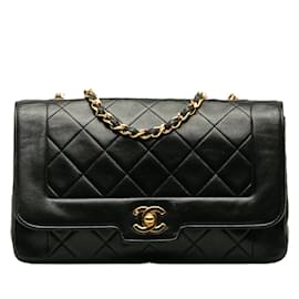 Chanel-CC Diana Chain Shoulder Bag-Black