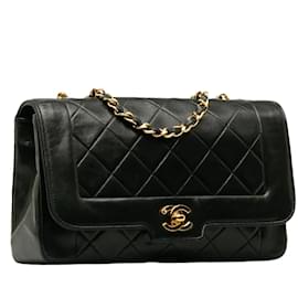 Chanel-CC Diana Chain Shoulder Bag-Black